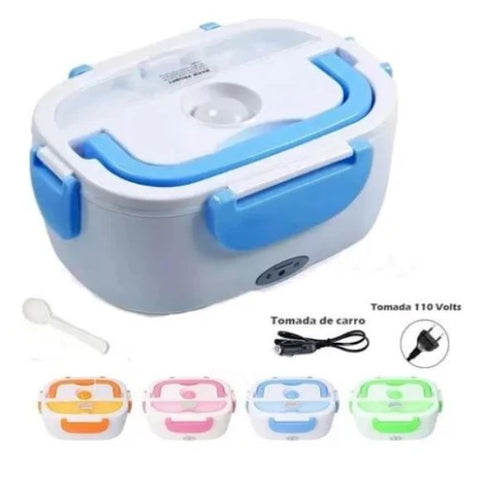 Lonchera Eléctrica 2 en 1 – Calienta tu comida donde estés🔌🍱