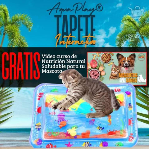 🐶AquaPlay®-Tapete Interactivo para mascotas🐾¡Que empiece la diversión!🐱